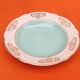 1950s 6 hollow plates Earthenware with gilding Diameter: 240mm