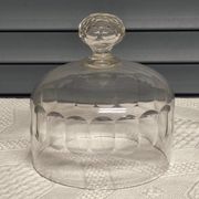 Cloche a fromages en cristal