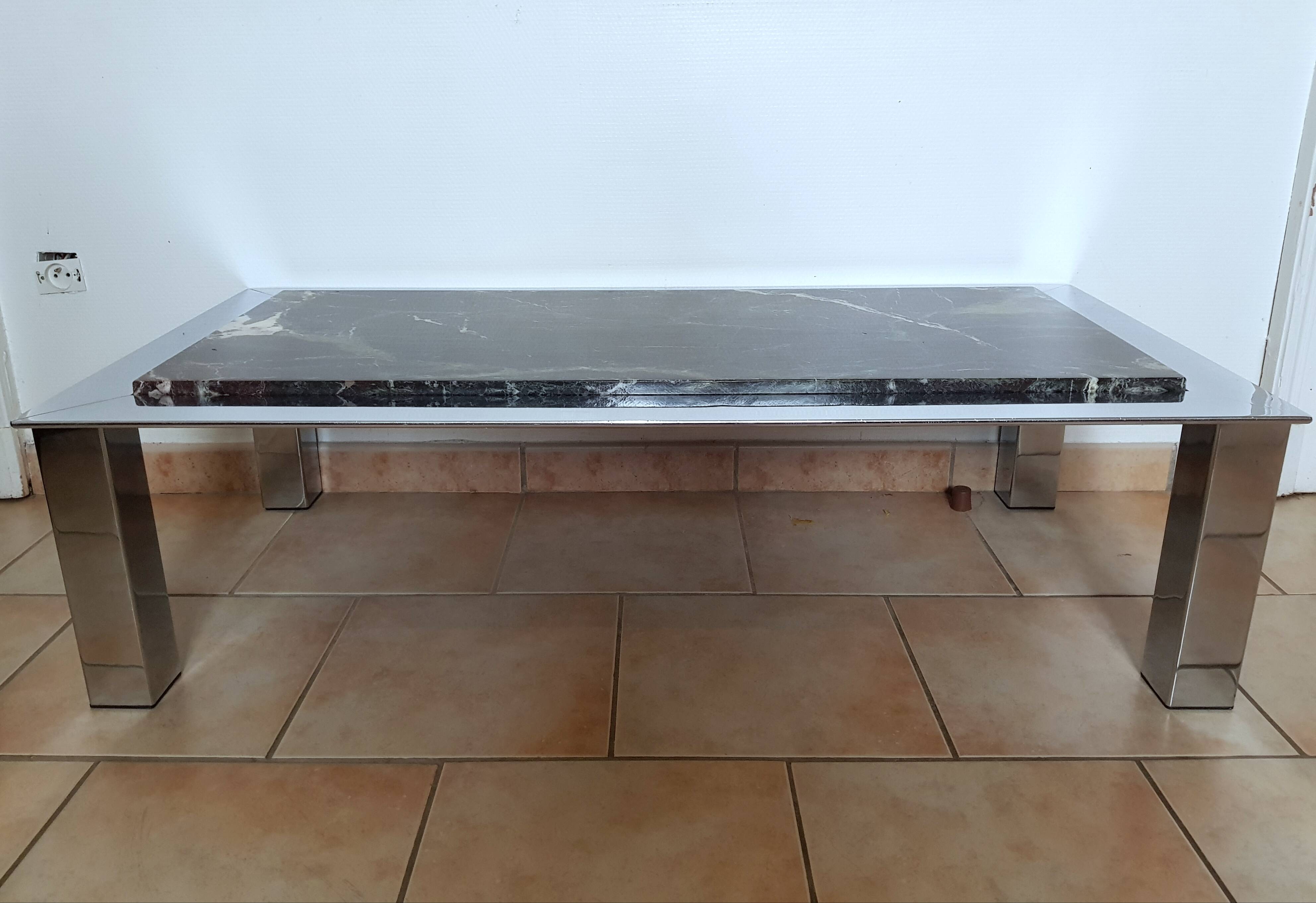 Roche Bobois marble coffee table