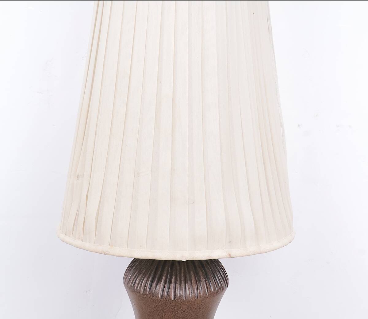 Big ceramic floor lamp by M. Zawadzki for Tilgmans Sweden