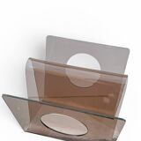 Plexi design magazine rack by Michel Dumas