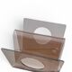 Design magazine rack in Plexiglass by Michel Dumas