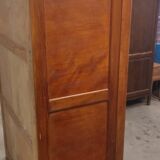 Parisian wardrobe vintags sliding doors in old pitch pine 193x115.5 cm