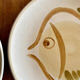 Assiettes anciennes françaises Salins 70’s