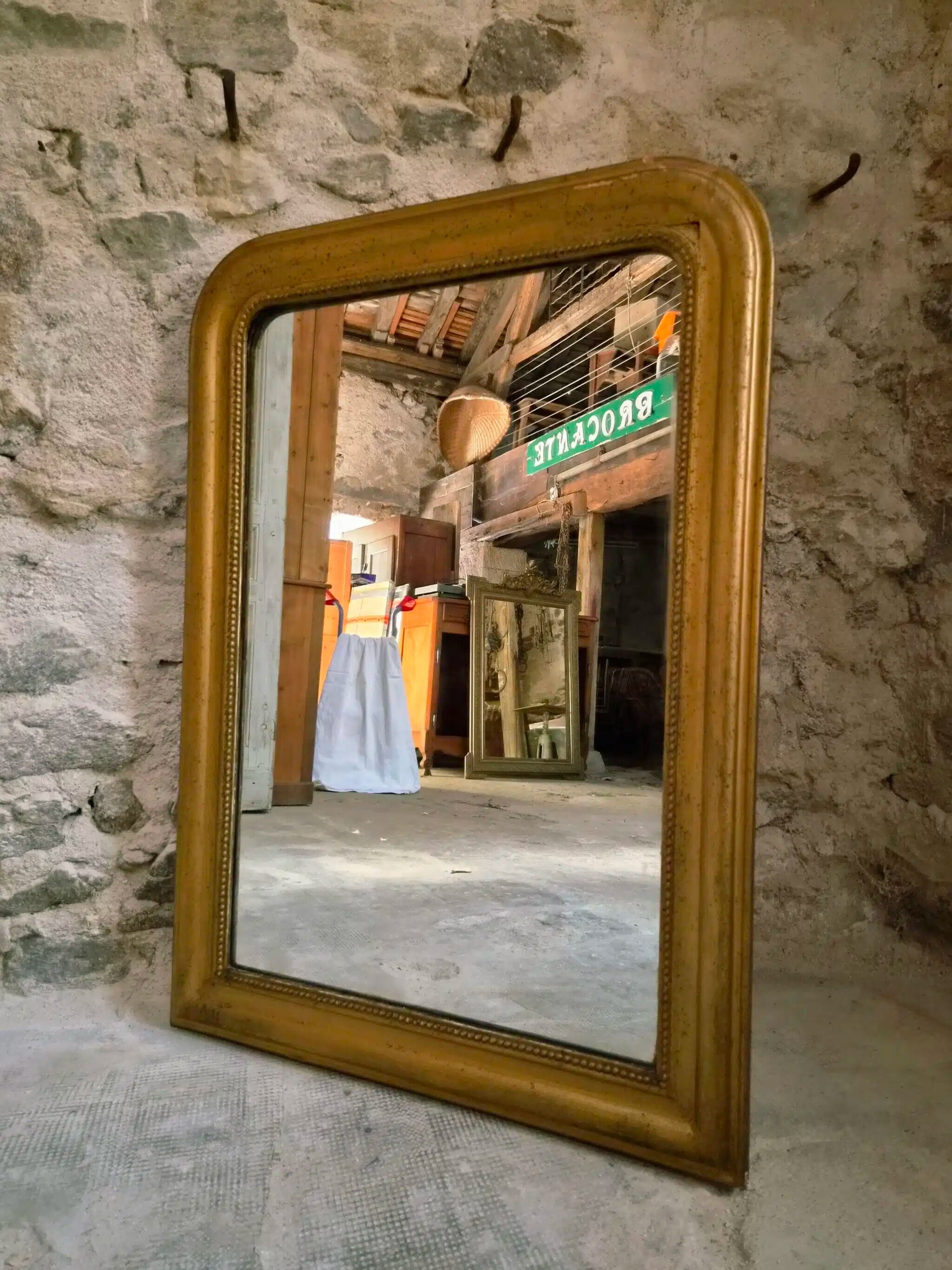 French antique mirror Louis Philippe, 19th century