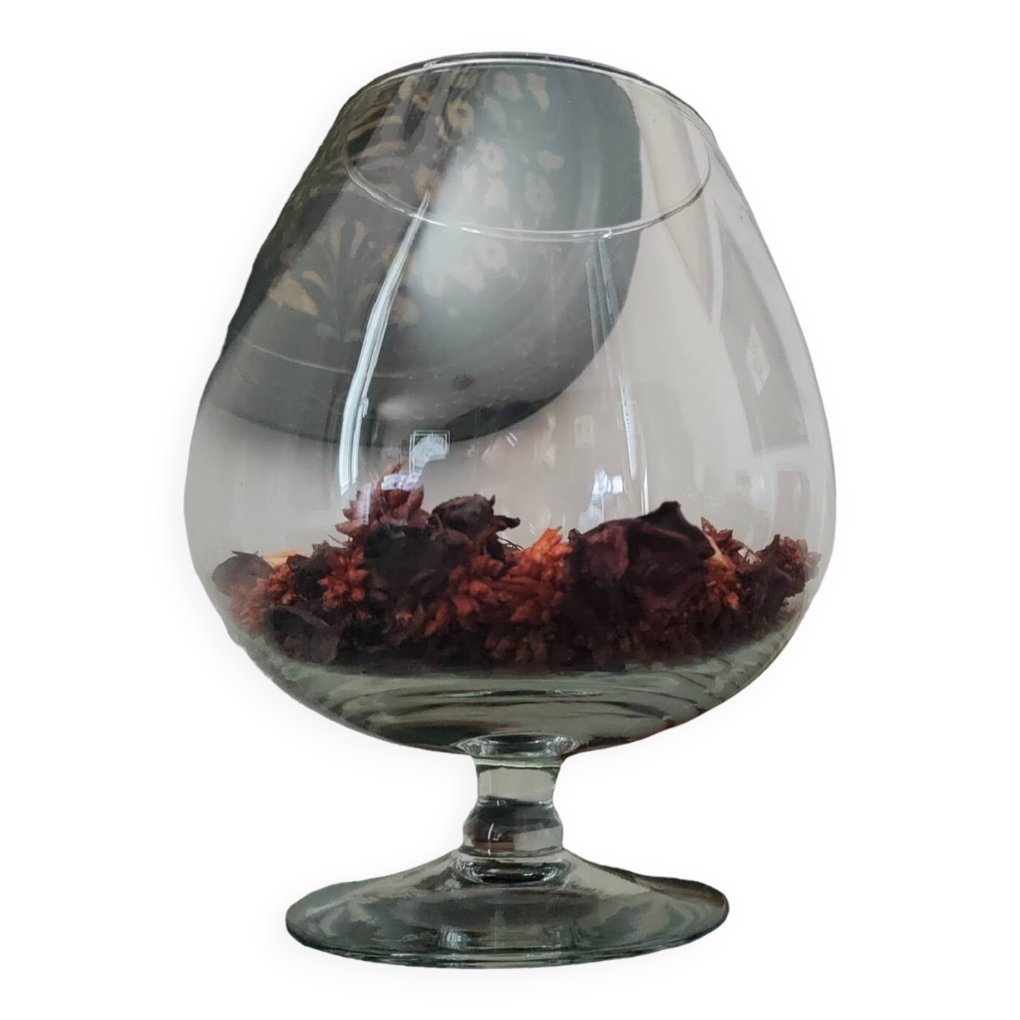 Vase vintage forme verre à cognac