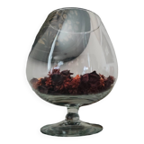 Vintage vase in the shape of a cognac glass