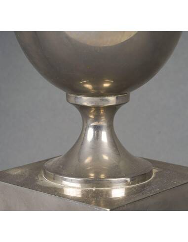 Lampe de table par l’artiste Philippe Barbier, XXème siècle.