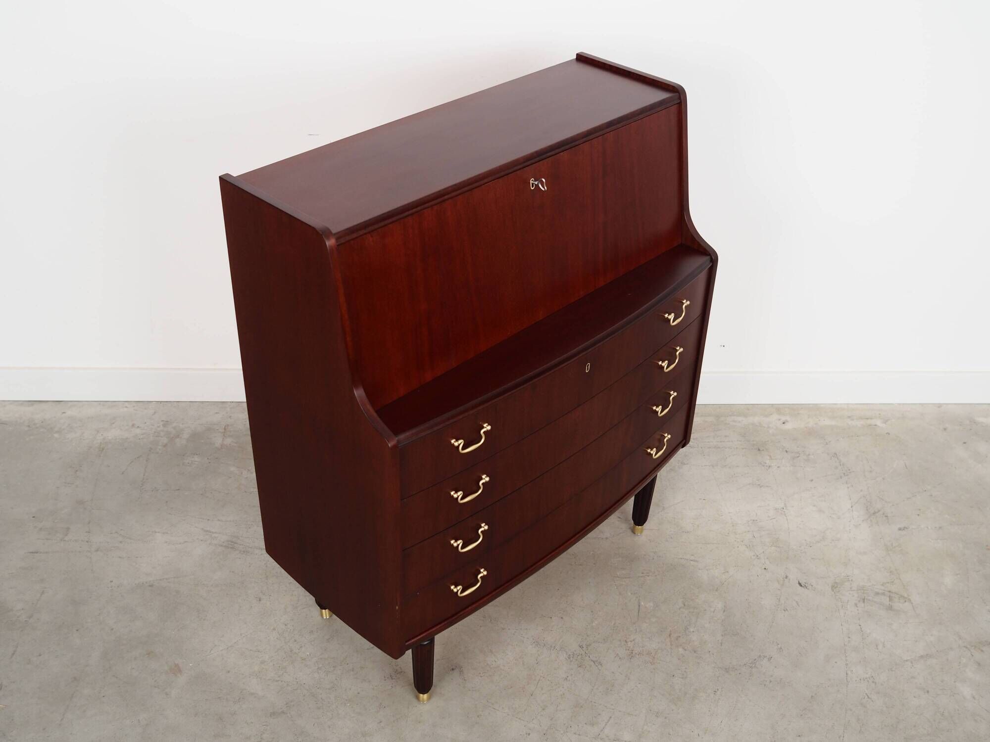 Mahogany secretary, Danish design, 1970s, manufacturer: PMJ Viby J