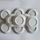 Series of 10 Fine Porcelain Cups and Saucers with Japanese Decor