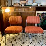 Pair of revalued armchairs