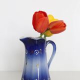 Antique pitcher Luneville Keller and Guerin