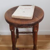 vintage wooden stool
