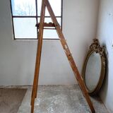 Ancien escabeau d’atelier bois Slingsby - 7 marches - anglais