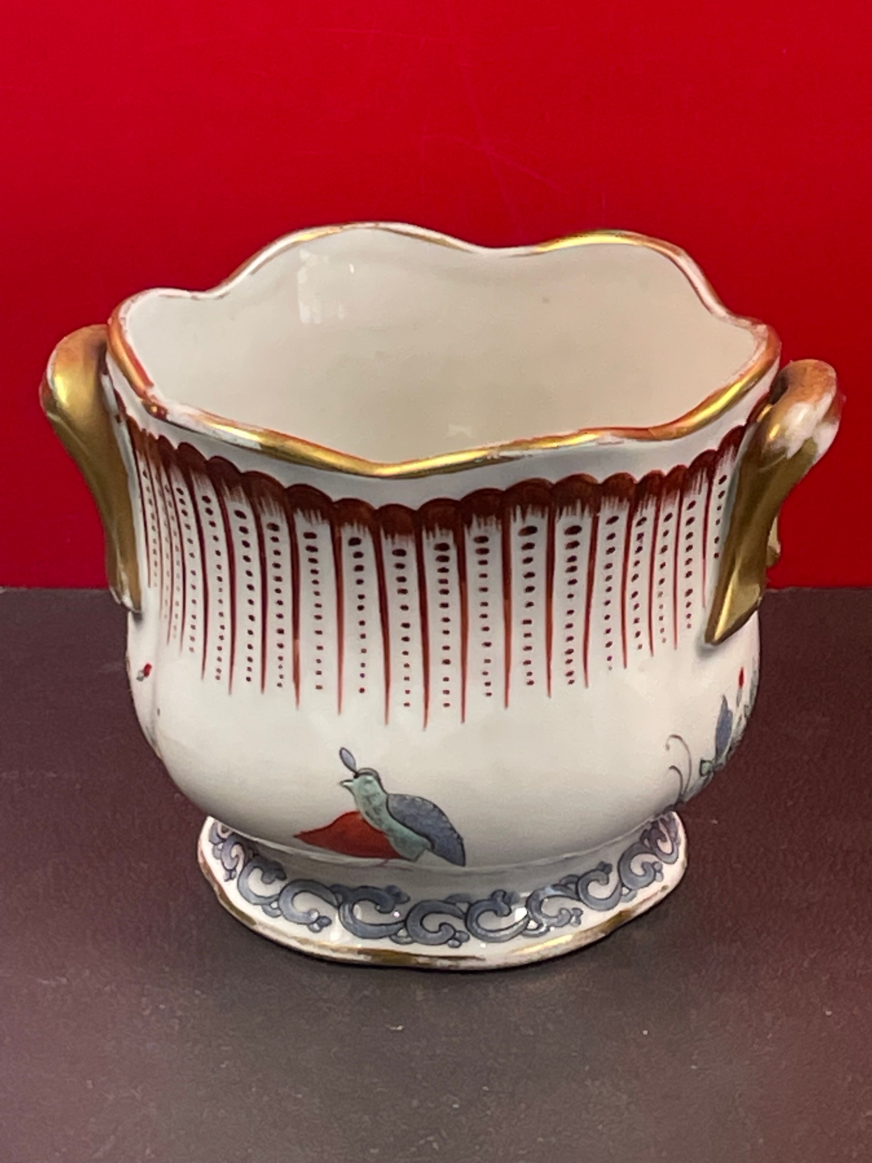 Small porcelain pot cache from Limoges Paris