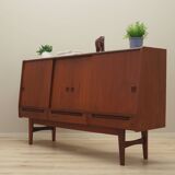 Teak highboard, Danish design, 1960s, production: Denmark