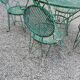 Salon de jardin fer forgé 1950/60