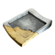 Brutalist tray by Art3, Spain, 1980s