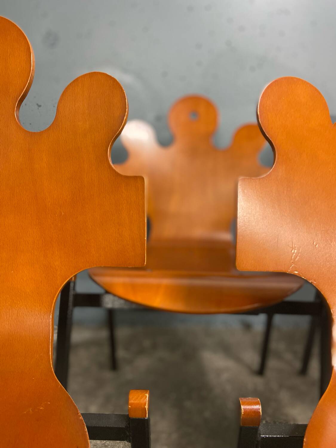 4 chaises "Puzzle", design by Essaime, France 1995