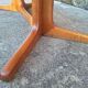 Large vintage extendable oval Baumann table, antique furniture for 6/12 covers.
