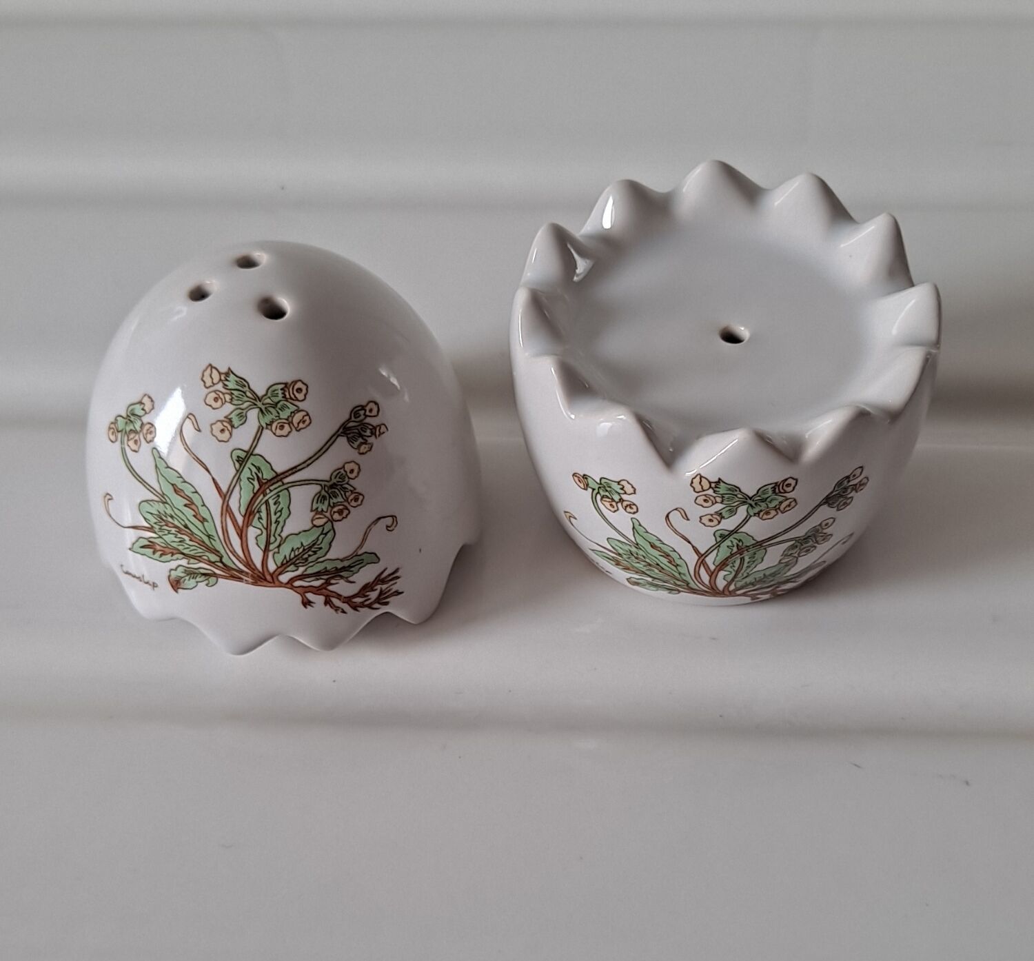 Egg salt and pepper set