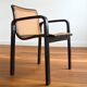 Fauteuil bois et cannage années 60/70