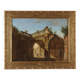 Ancient painting "Folly" oil on canvas Italy late 18th century