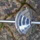 UFO pendant light, vintage, 3 globes, space age, 70s