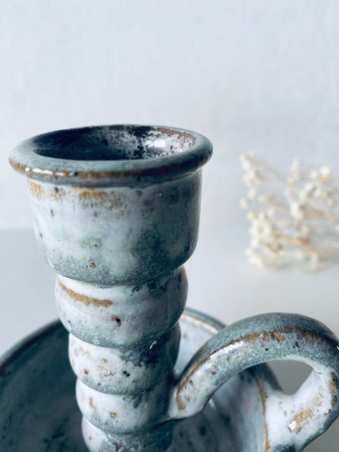 Black Valley sandstone candle holder