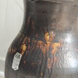 Saint Amand flamed stoneware pitcher