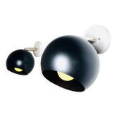 A5-1300 Globe Wall Lamps In Black By Raak Amsterdam, The Netherlands 1970S