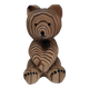 Carved wooden bear Ainu Japan vintage