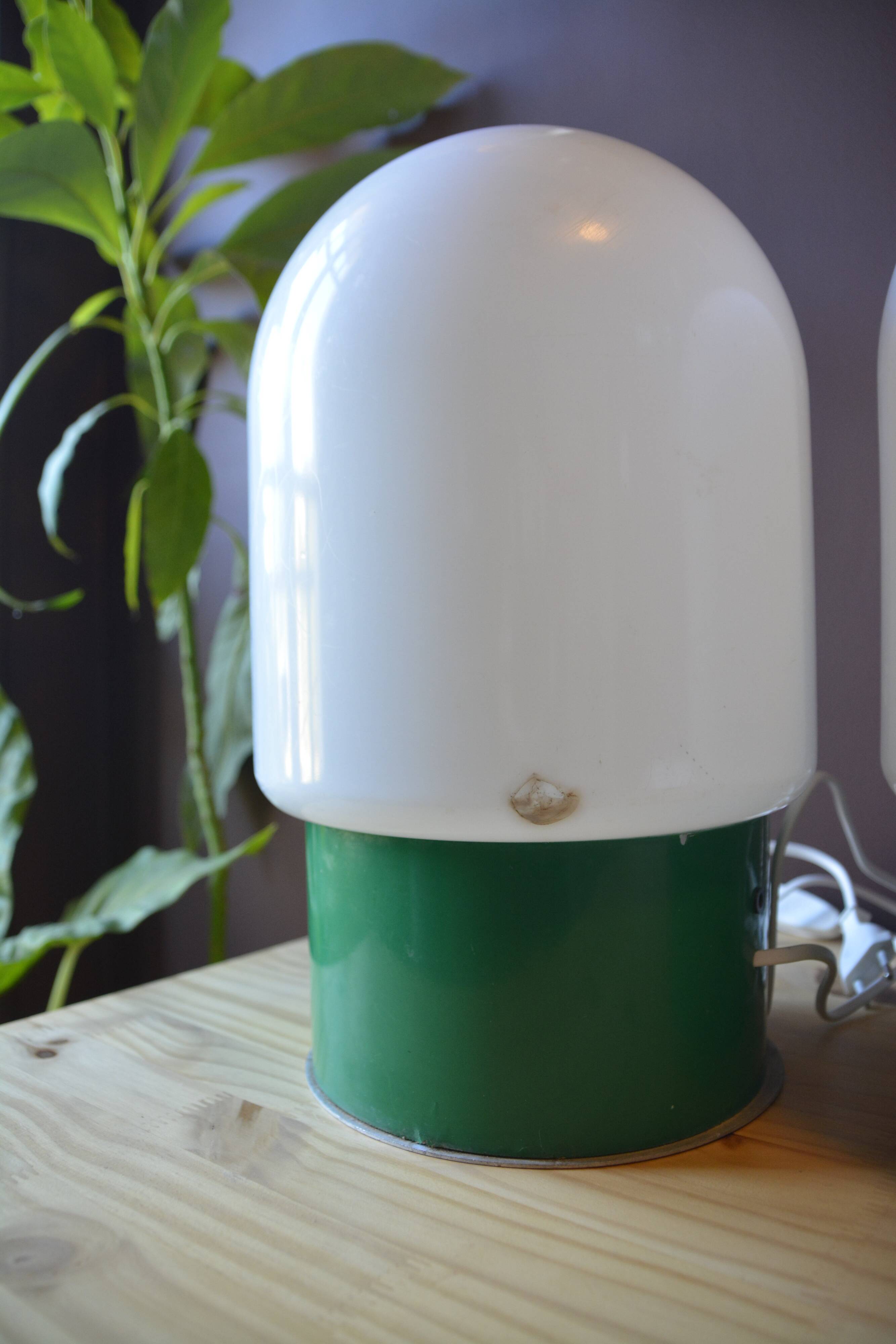 Pair of industrial lamps