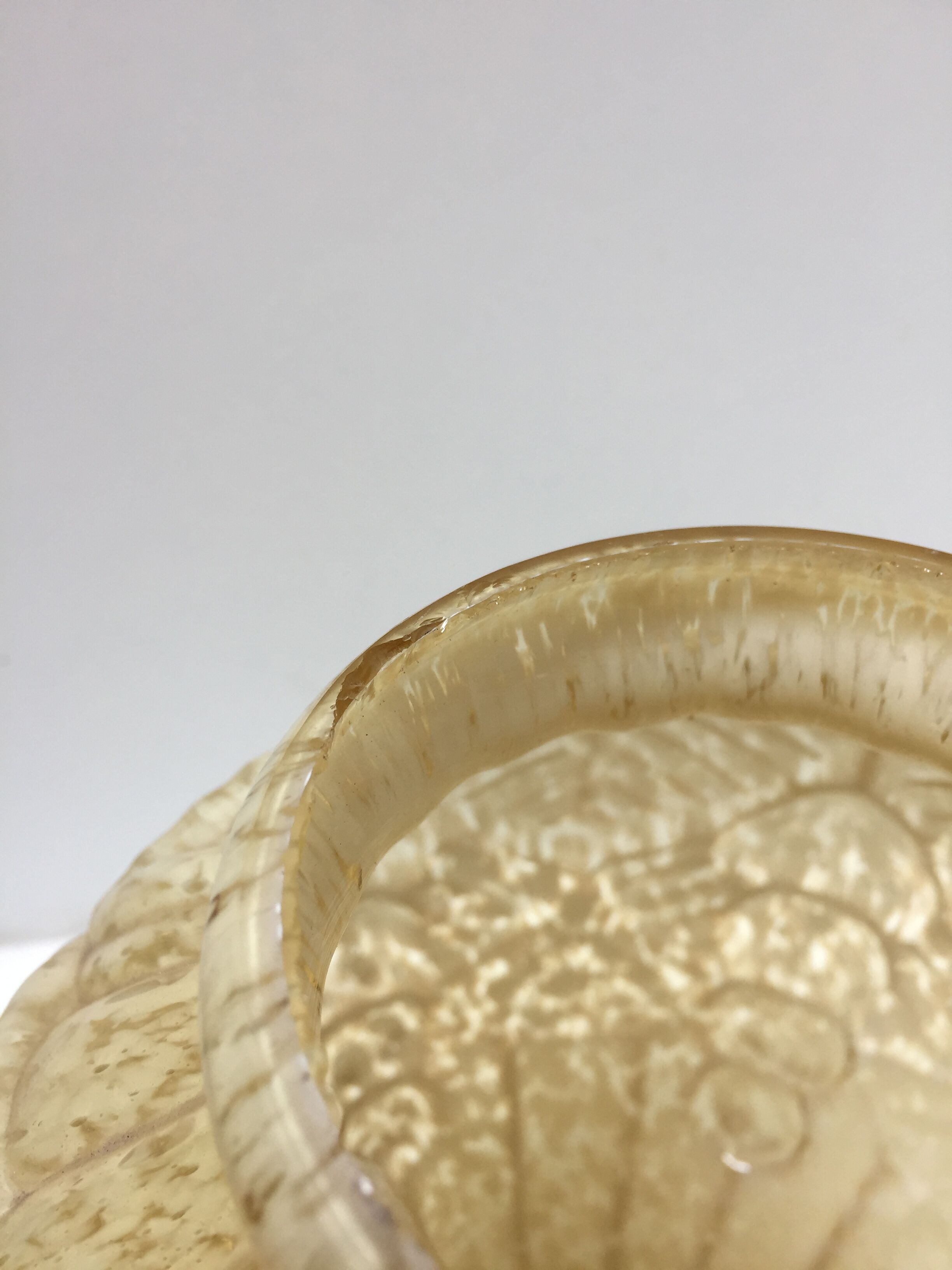 Clichy art deco glass vase