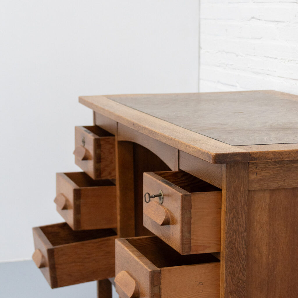 Dutch oak desk 1910s