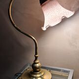 Art deco style brass lamp