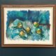 Original Swedish Oil on Canvas – "Abstract Composition" by Bergengren – Signed – Dated 1970 – Framed – 69 × 54 cm (27.2" × 21.3")