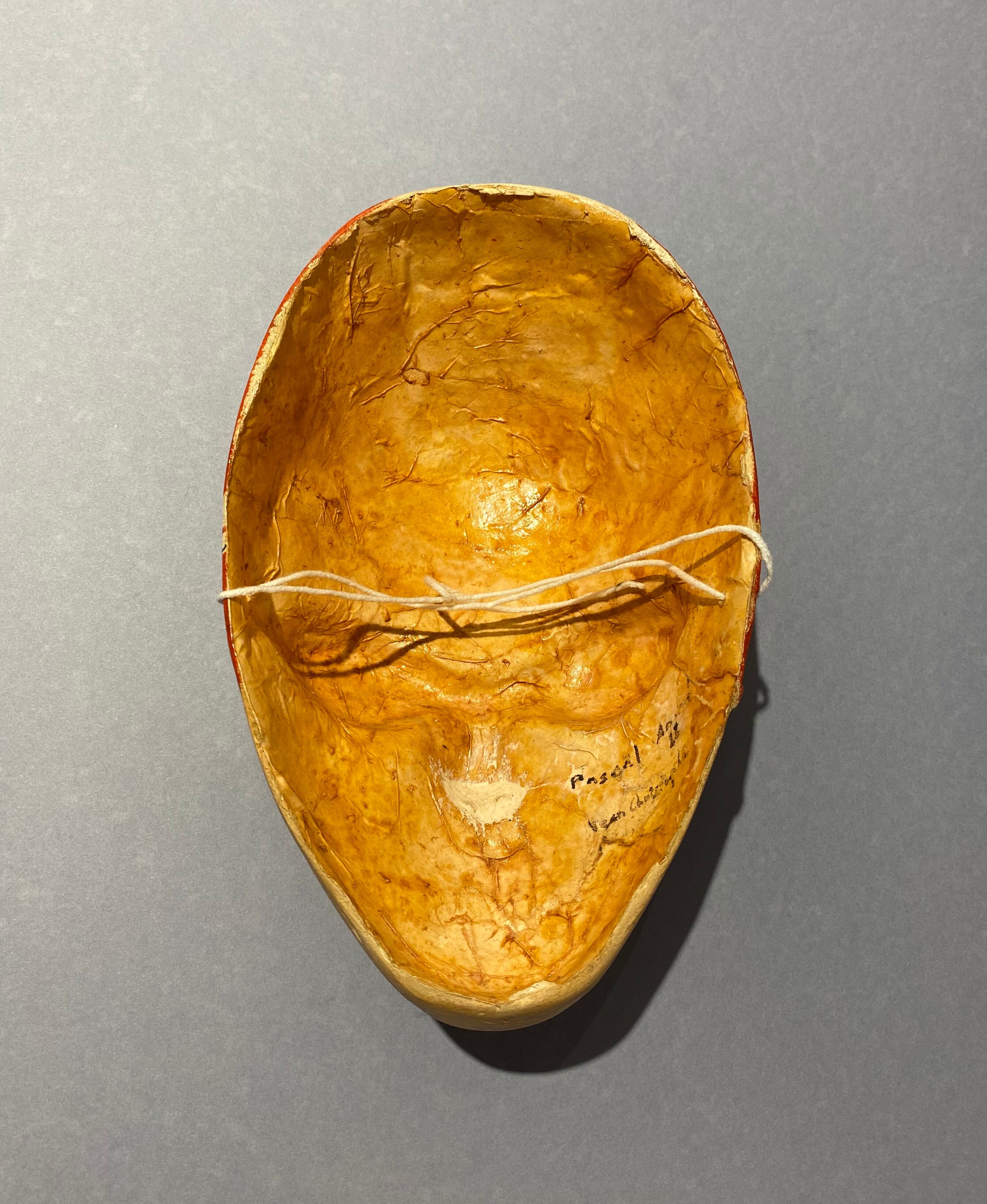 Mask signed by Pascal Yang 1988 unique deco