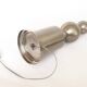 Pied de lampe maison Barbier 2 spheres acier poli