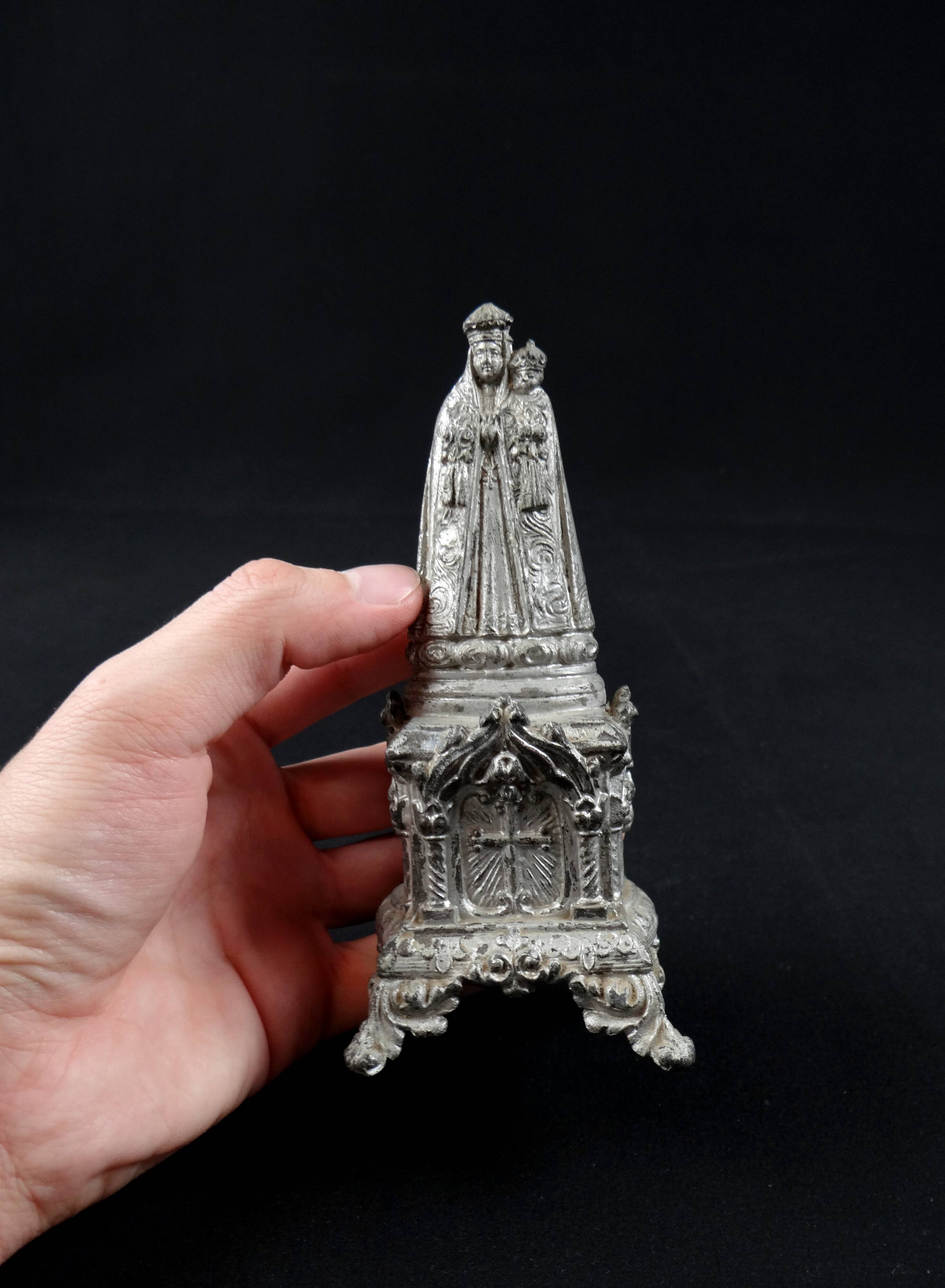 Statuette of the Virgin and Child, Consoler of the Afflicted, late 19th century