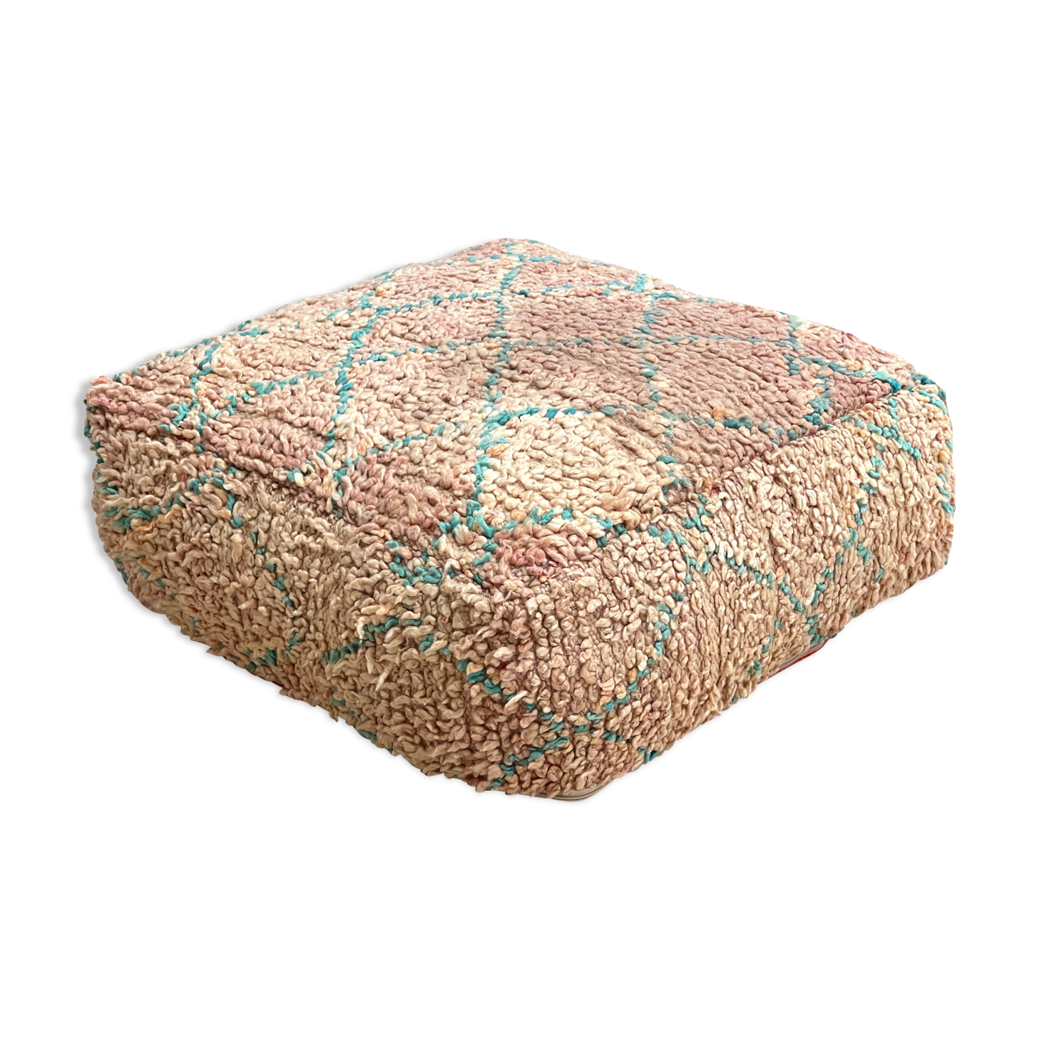 Moroccan kilim pouf