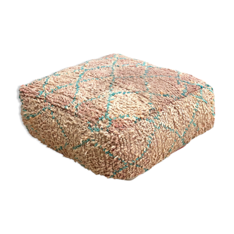 Pouf kilim marocain