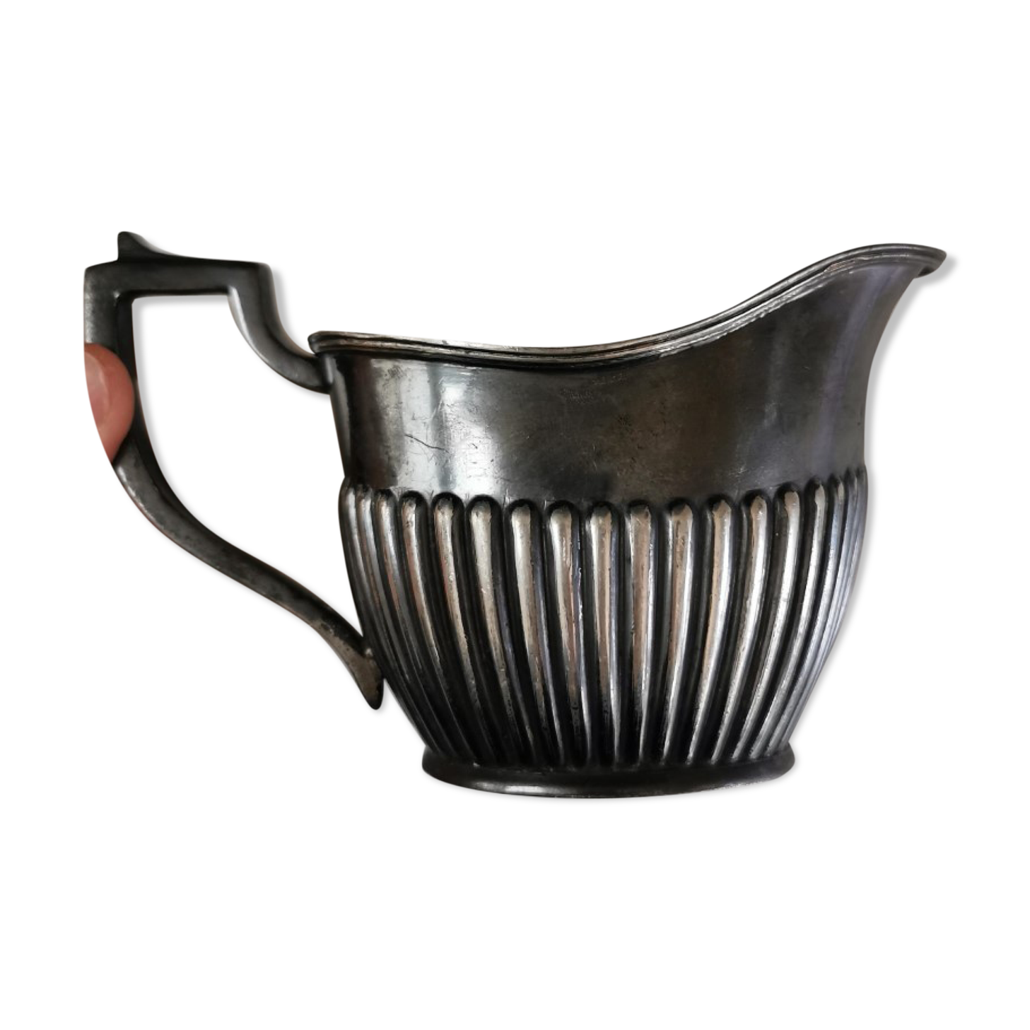 Old tin pitcher