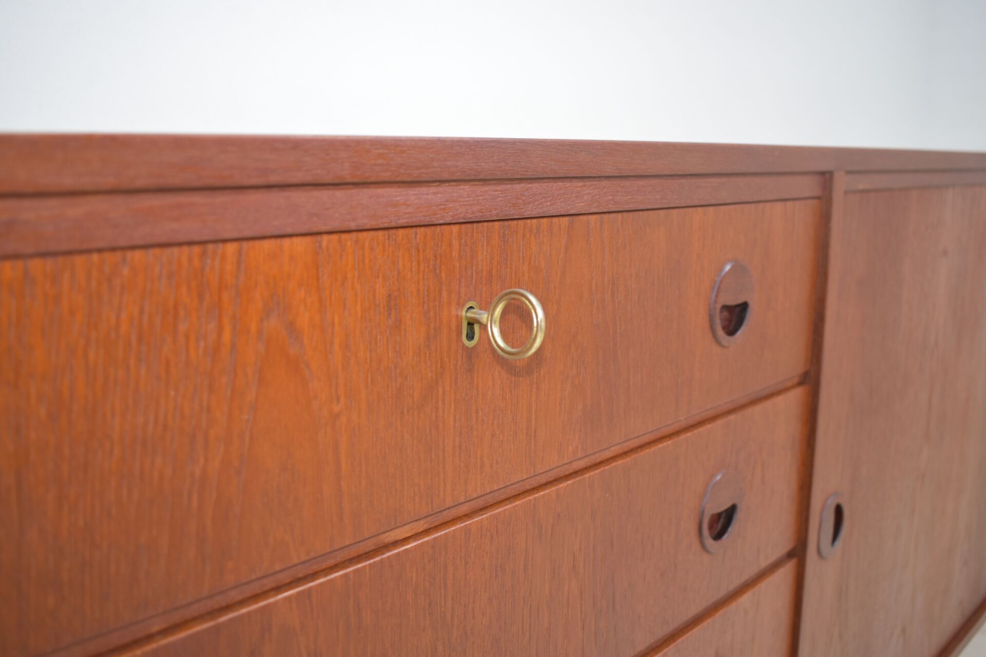 Sideboard by Musterring 1960s Teak Vitrine Mid Century Buffet