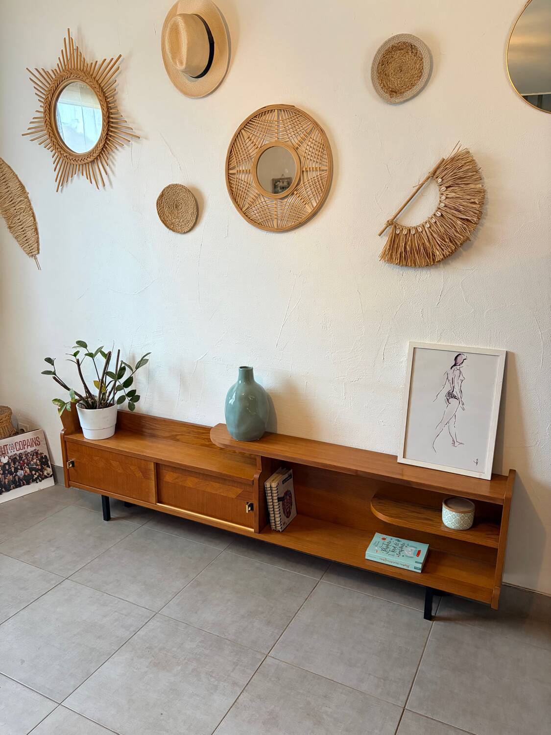 1960s vintage enfilade (shallow)