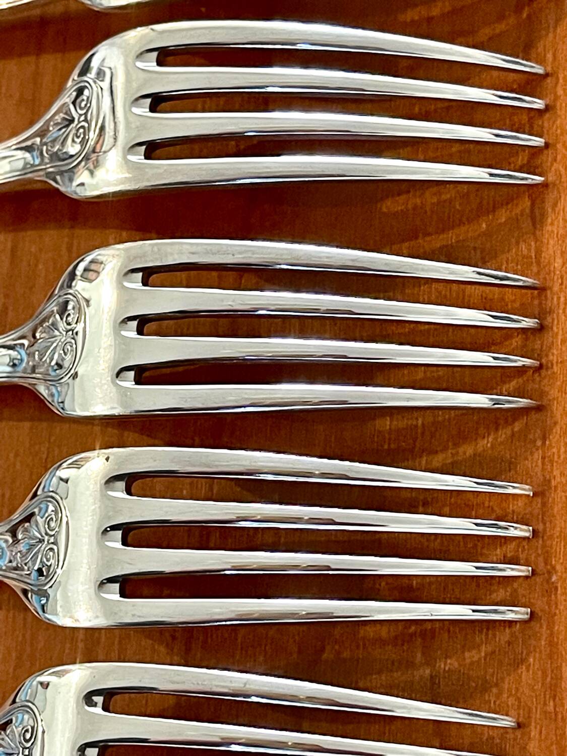 Christofle Malmaison 12 dessert forks 17 cm new condition