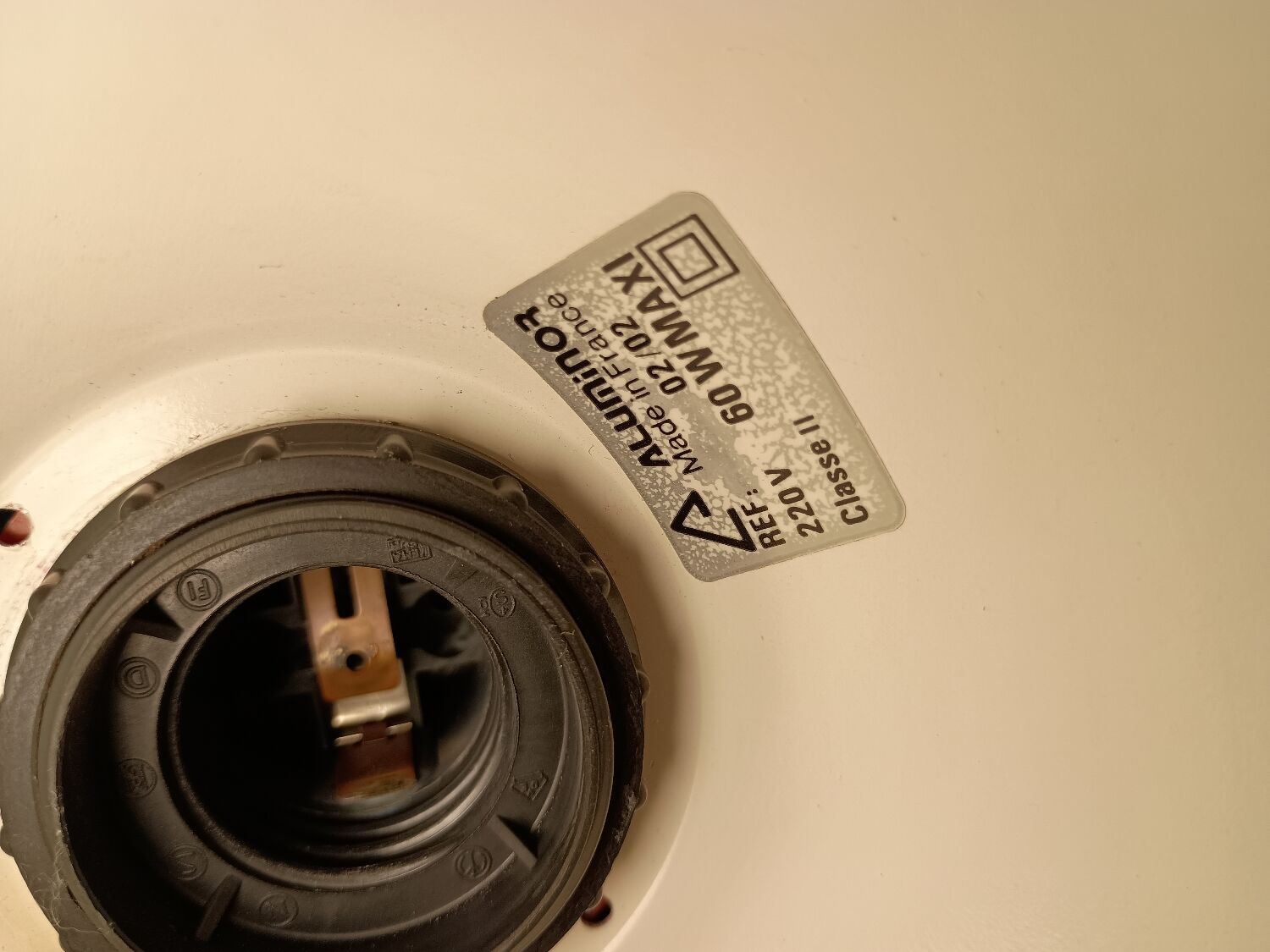 Vintage Aluminor lamp