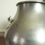 Old stainless steel milk can