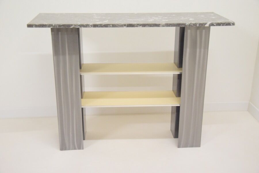 Entry table - console - 80s - Italian design - Modernist minimalist