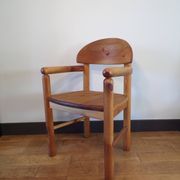 Fauteuil Rainer Daumiller en pin huilé